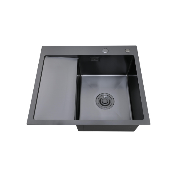 MRK-5851BL-R Набор 2 в1 РМС/кухонная мойка с левым крылом + дозатор