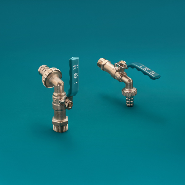 Кран водразборный РМС 01-20 Люкс с соединением 3/4" Латунь