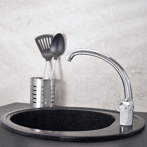 Смеситель для кухни РМС SL55-011F однорычажный Хром