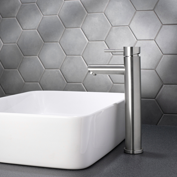 Смеситель для раковины РМС SUS124-001F-2 Нержавеющая сталь