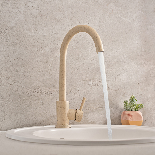 Смеситель для кухни РМС SUS124BGK-017F Нержавеющая сталь Бежевый