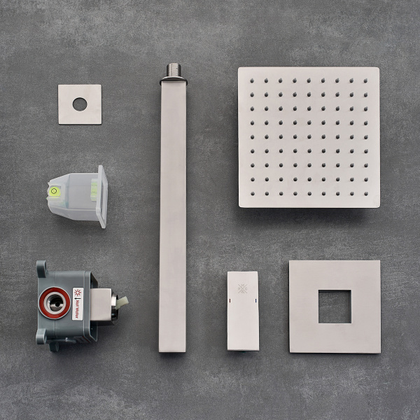 Душевой комплект встраиваемый РМС SUS129-2 Нержавеющая сталь