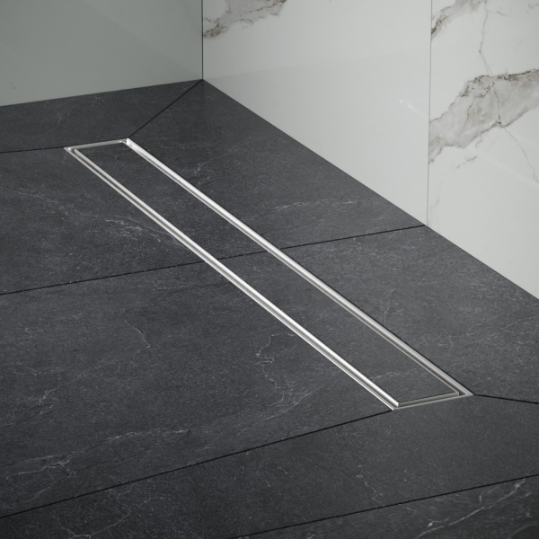 Трап для душа линейный РМС ТЛ02-70х7см Нержавеющая сталь