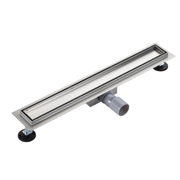 Трап для душа линейный РМС ТЛ01-50х7см Нержавеющая сталь