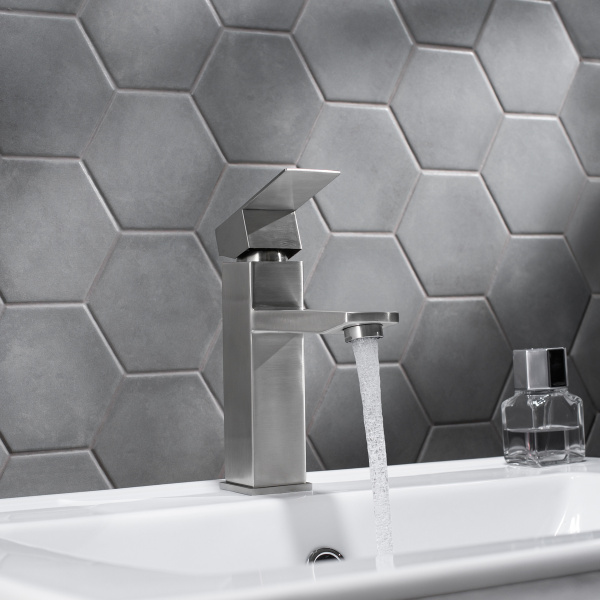 Смеситель для раковины РМС SUS125-001F Нержавеющая сталь