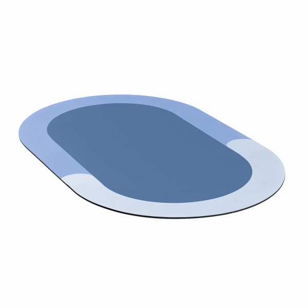 Коврик для ванной быстросохнущий РМС К-03СН-50х80 Синий