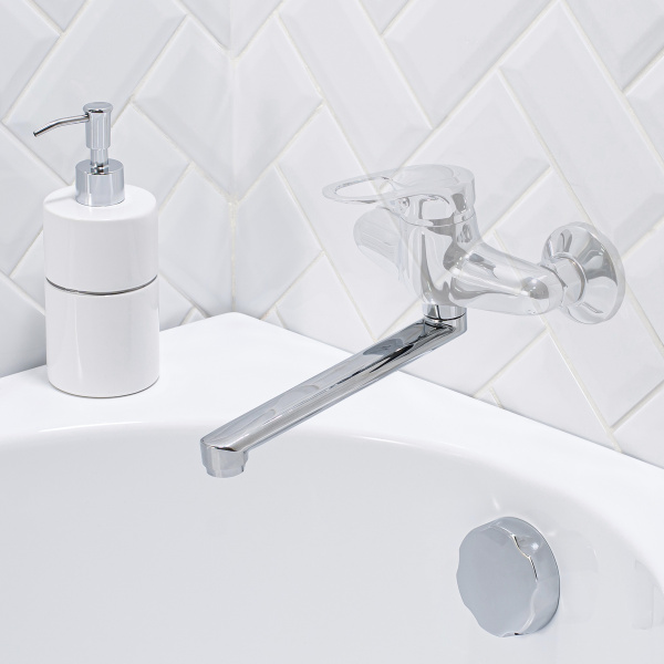 Излив на смеситель для ванной РМС SS22P Прямой