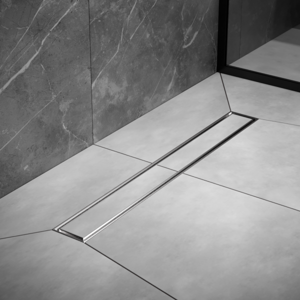 Трап для душа линейный РМС ТЛ02-60х7см Нержавеющая сталь