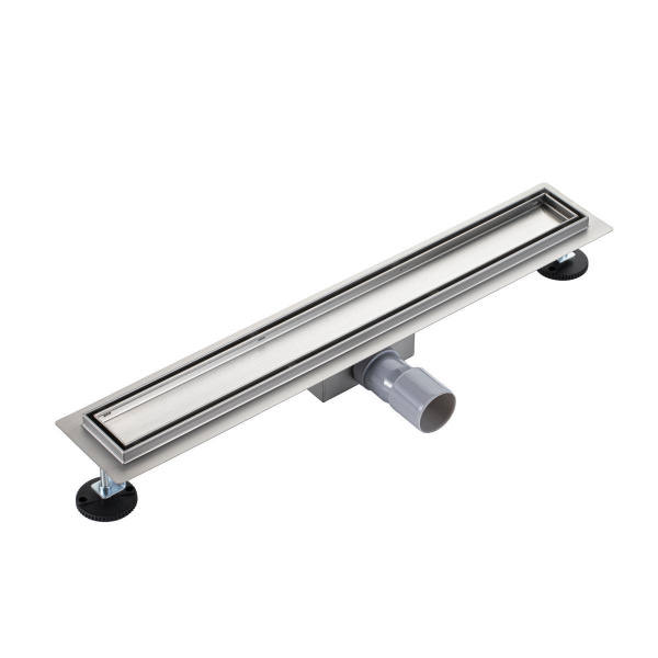 Трап для душа линейный РМС ТЛ01-60х7см Нержавеющая сталь