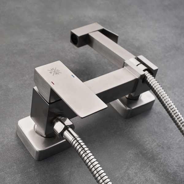 Гигиенический душ со смесителем РМС SUS129-6-2 Нержавеющая сталь