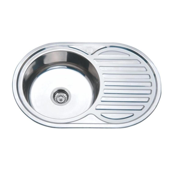 Мойка для кухни РМС MG6-7750OVL Врезная глянцевая