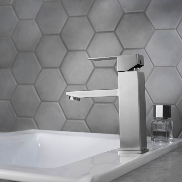 Смеситель для раковины РМС SUS125-001F Нержавеющая сталь