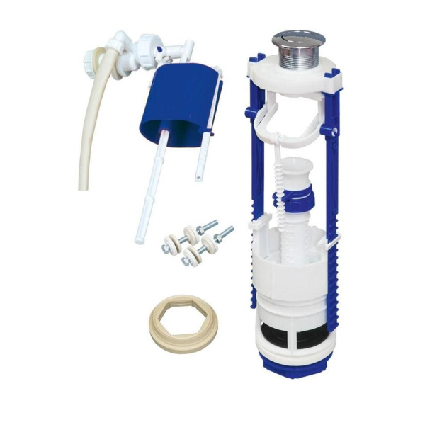 АС-16.1М Арматура "РБМ" для бачка 1-кнопочная (с боковой подводкой)