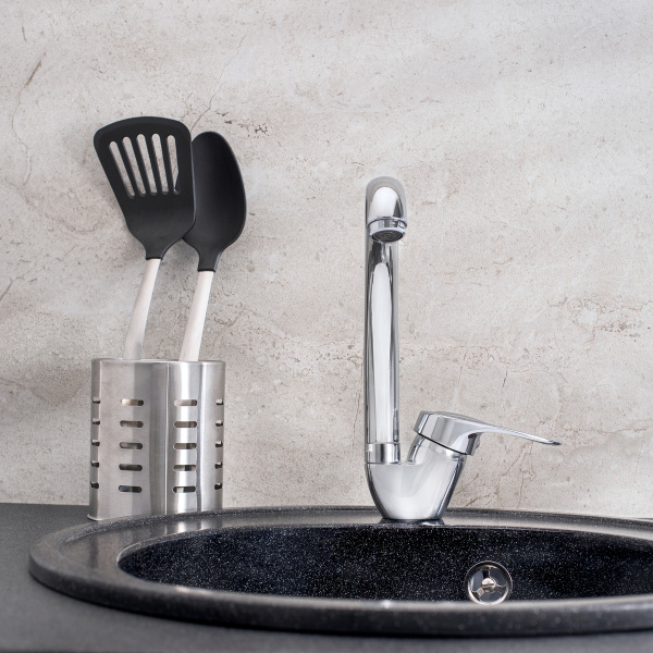 Смеситель для кухни РМС SL55-011F однорычажный Хром