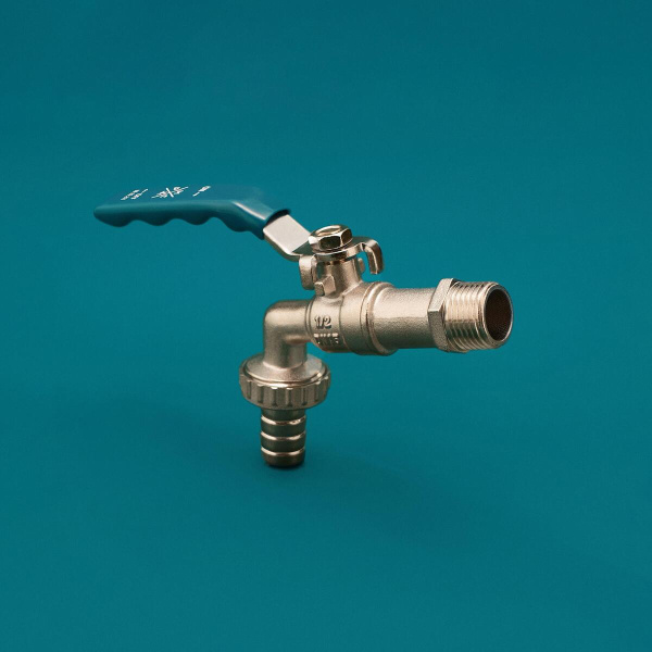 Кран водразборный РМС 01-15 Люкс с соединением 1/2" Латунь