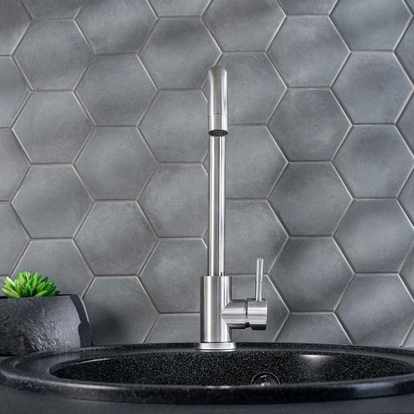 Смеситель для кухни РМС SUS124-017F Нержавеющая сталь