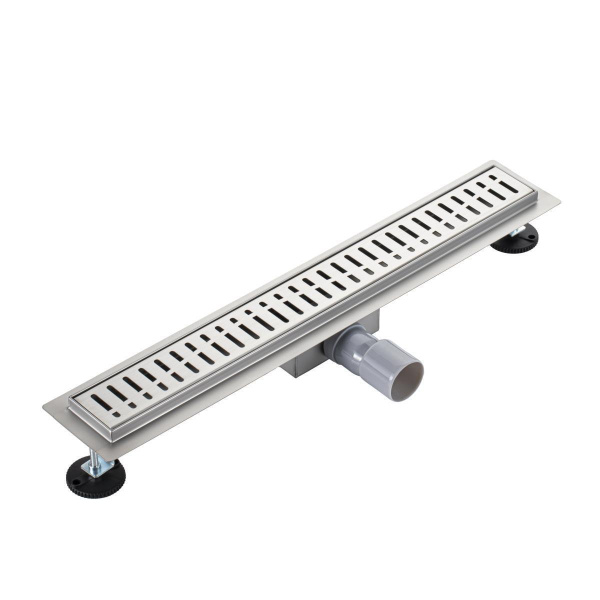 Трап для душа линейный РМС ТЛ03-70х7см Нержавеющая сталь