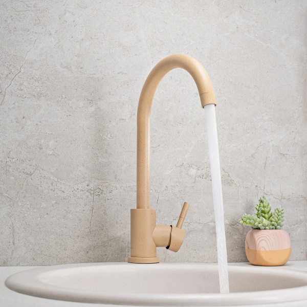 Смеситель для кухни РМС SUS124BNK-017F Нержавеющая сталь Бежевый