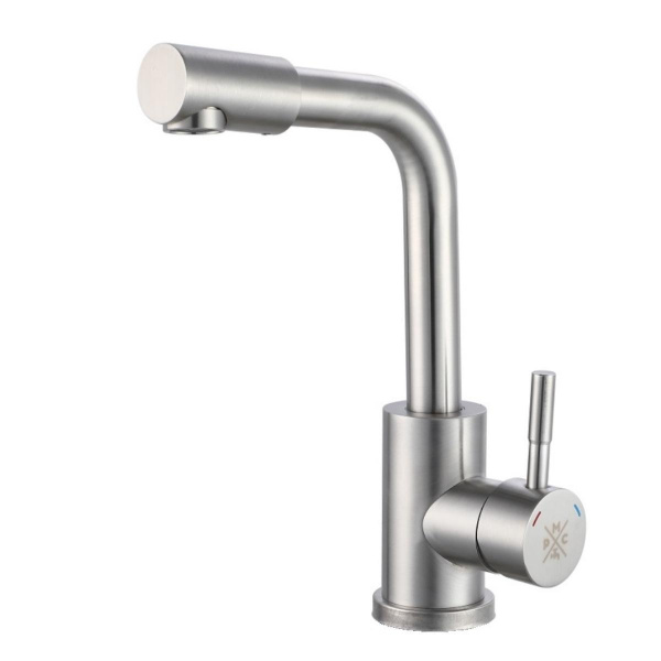 Смеситель для раковины РМС SUS124-001F-3 Нержавеющая сталь