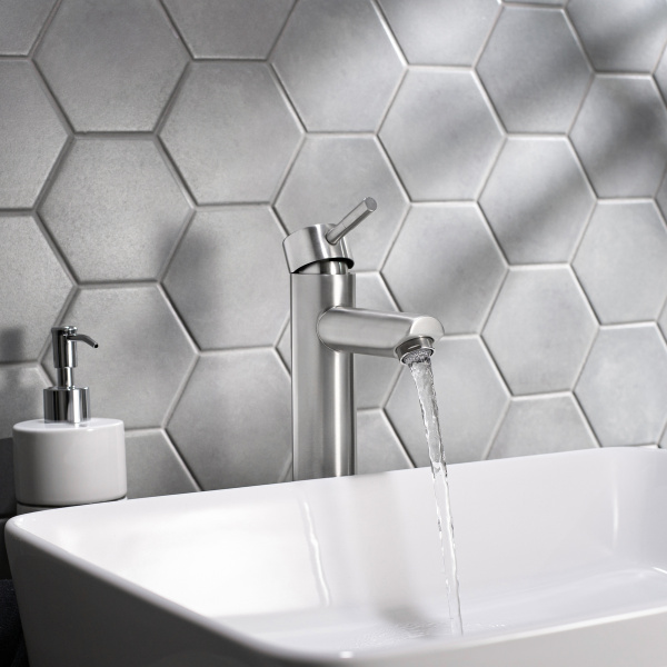 Смеситель для раковины РМС SUS124-001F-2 Нержавеющая сталь