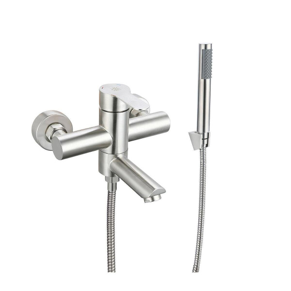 Смеситель  для ванны с душем РМС SUS124-009E Нержавеющая сталь