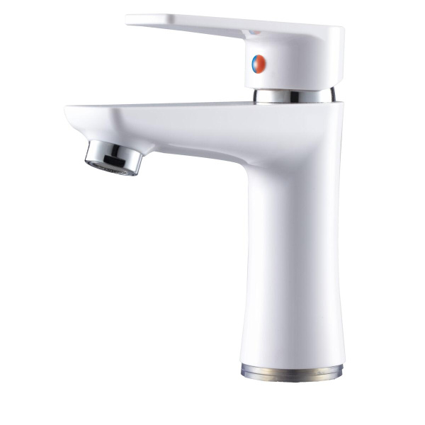 Смеситель для раковины РМС PL6-001F Высокопрочный пластик Белый