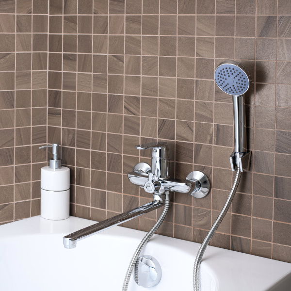 Смеситель  для ванны с душем РМС SL123-006E Хром