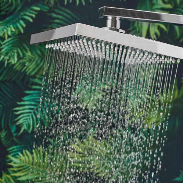 Душевая стойка BOOU B7084-27 с тропическим душем Латунь