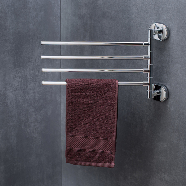 Держатель для полотенца РМС A1026 Поворотный четверной