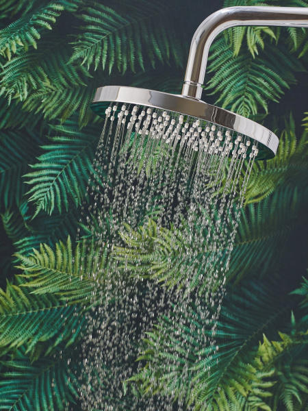 Душевая стойка BOOU B7077SB-31 с тропическим душем Латунь