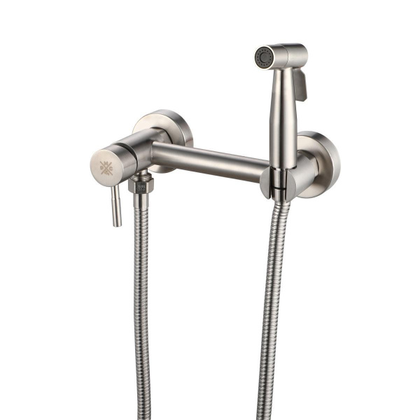 Гигиенический душ со смесителем РМС SUS129-5-2 Нержавеющая сталь