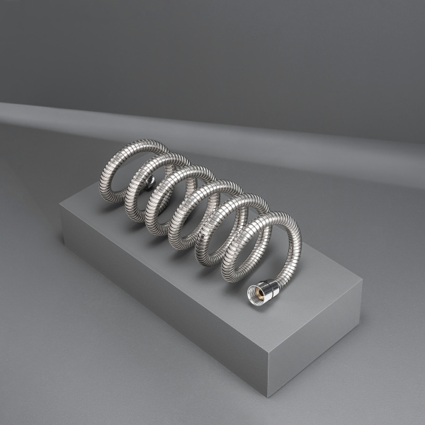 Шланг для душа SH 02 с двойным замком растяжной 150 см-210 см