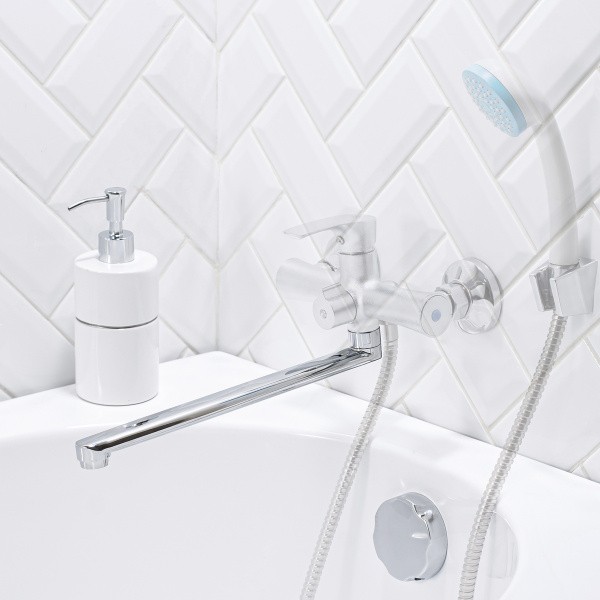 Излив на смеситель для ванной РМС SS30P Прямой