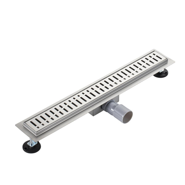 Трап для душа линейный РМС ТЛ03-60х7см Нержавеющая сталь