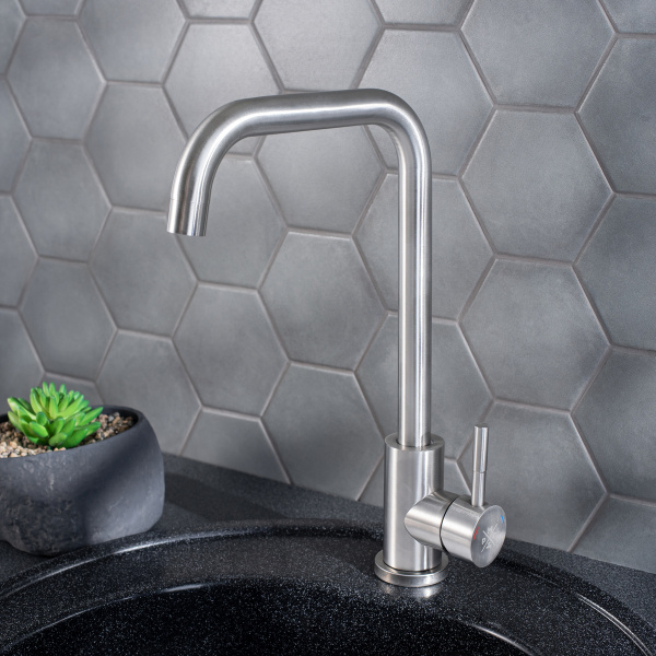 Смеситель для кухни РМС SUS124-017F-1 Нержавеющая сталь