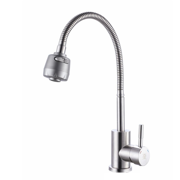 Смеситель для кухни РМС SUS124-016F Нержавеющая сталь