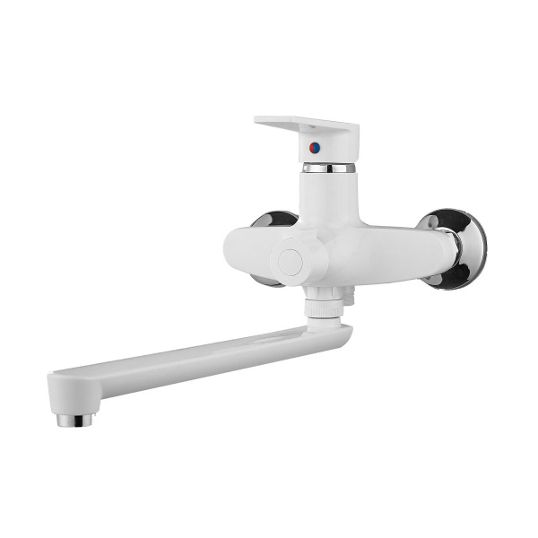 Смеситель для ванны с душем РМС PL6-006E Высокопрочный пластик Белый